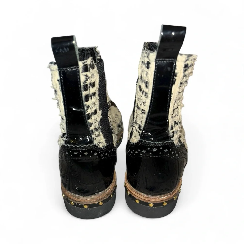 FREE PEOPLE CHELSEA SHERPA STUDDED ATLAS BOOT SIZE EU 37/7